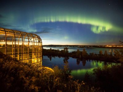 Science+Centre+Arktikum+and+Northern+lights+in+Rovaniemi low
